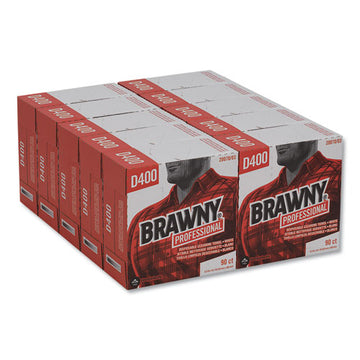 Brawny® Professional Medium Duty Premium Drc Wipers, 9 1-4 X 16 3-8, White, 90 Wipes-box, 10 Boxes-carton freeshipping - TVN Wholesale